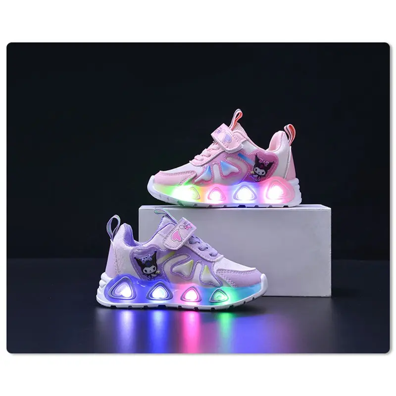 Giày kurumi, giày phát sáng cho bé gái, giày thể thao kurumi cho bé gái rất mềm êm chân mẫu mới nḣất Hot Sandal 8