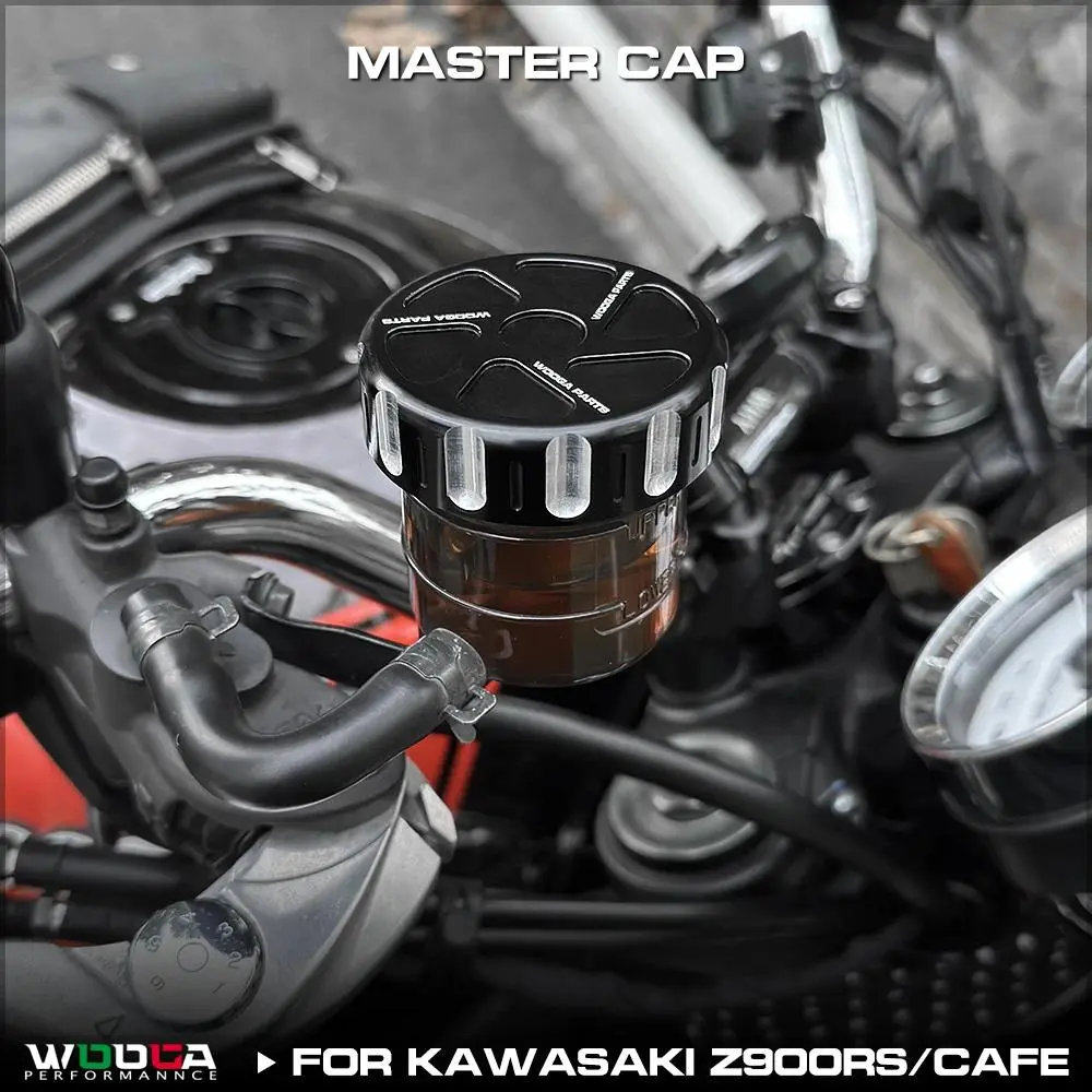 Master Cap For Kawasaki Z900RS / Cafe 18-25 Front Brake Fluid Reservoir Cover Cap Z900RS Rear Brake Clutch Fluid Reservoir Cover