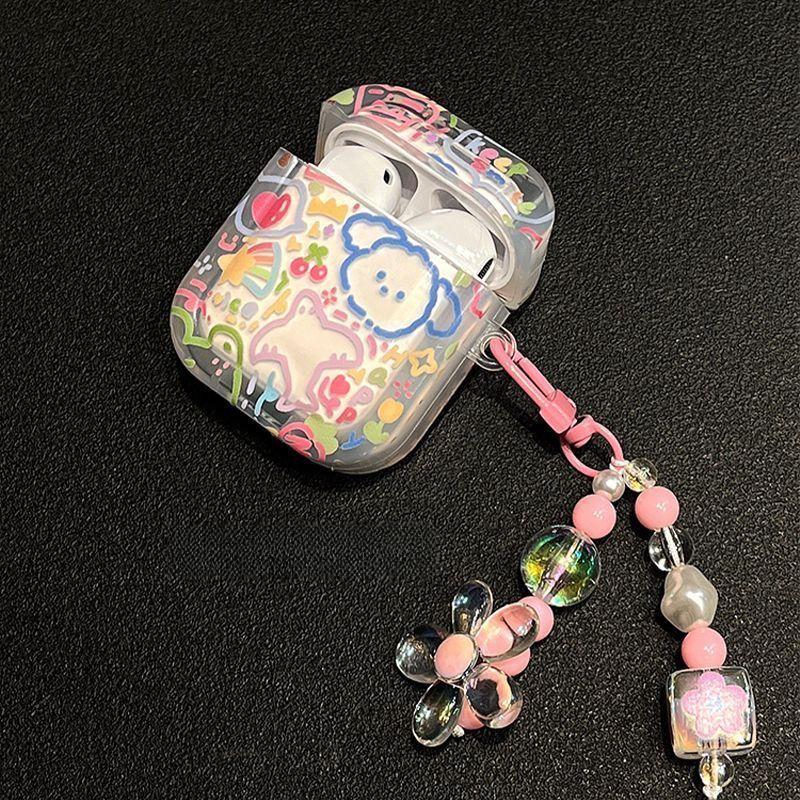Product Introduction of Graffiti Puppy for Airpods3/2 Headphone Case Pro/2 Bluetooth Earphone Cover Accessories Handheld 3