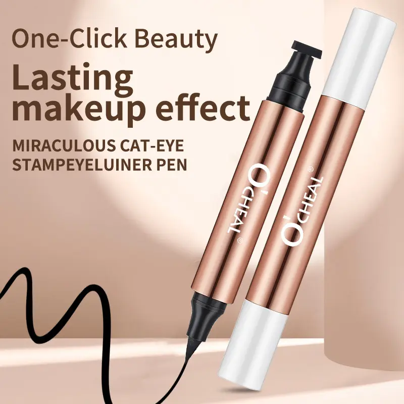 Chiara Eyeliner Eyeliner Syaf Ou Qian Elegant Charm Cat Eye Seal Eyeliner Waterproof Sweat-Proof Lasting Liquid Eyeliner