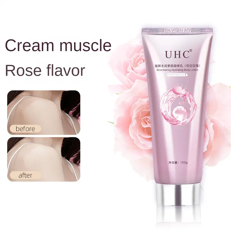 Sữa Kem Dưỡng Da Thể Trang Điểm Trơn, UHC, Kem Nâng Tông, Trang Điểm Sneaky, Lung Linh Cơ Thể, Dưỡng Ẩm, Làm Đẹp Da, 100g 6