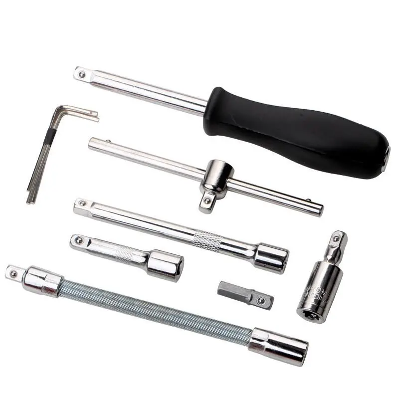 Kit Ferramentas 46/40 Peças - Jogo de Soquetes com Chave Catraca Reversível e Maleta - imagem 3