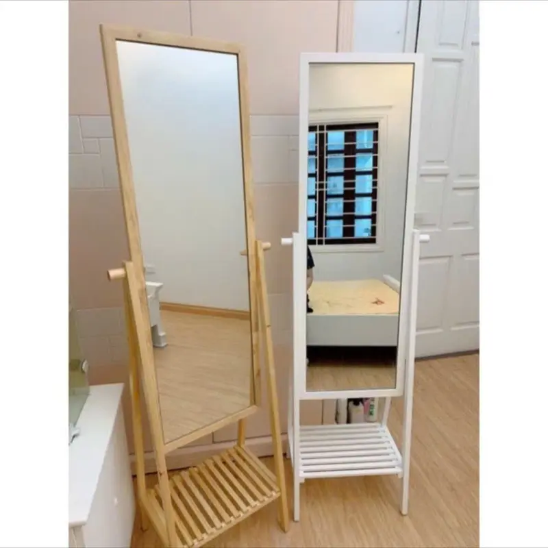 Gương Soi Toàn Thân Phối Kệ - Gương trang trí 1