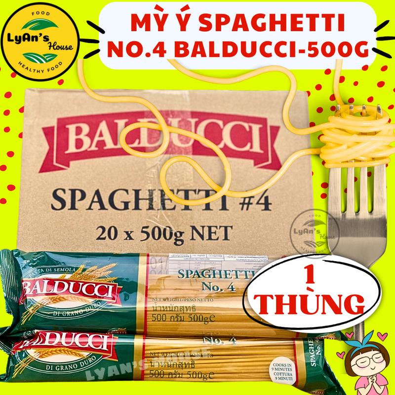 [TẶNG SỐT] 1 THÙNG Mỳ Ý (Mì Spaghetti) Balducci, RegiNa, Bogasari. Lựa chọn hoàn hảo cho bữa ăn gia đình. Mì Ý Spaghetti sốt cà chua, sốt phô mai Tươi ngon, Giao hàng nhanh chóng Food Thức Ăn Cay Miến