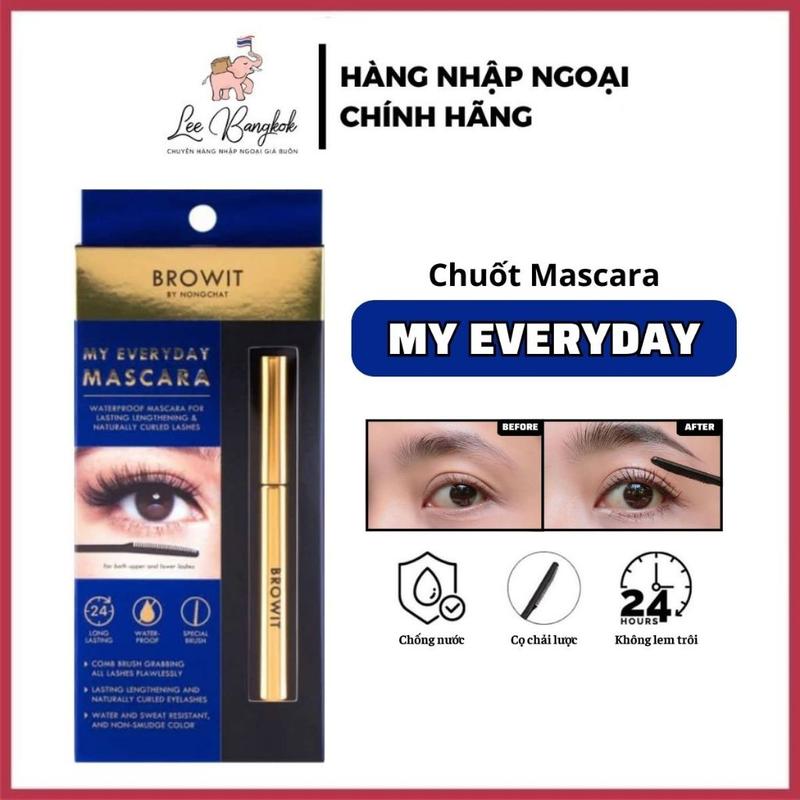 Chuốt Mascara Browit by NongChat, Chuốt Mi Chống Nước My Everyday Every Day Vàng Endless Mascara Thái Lan - Lee Bangkok