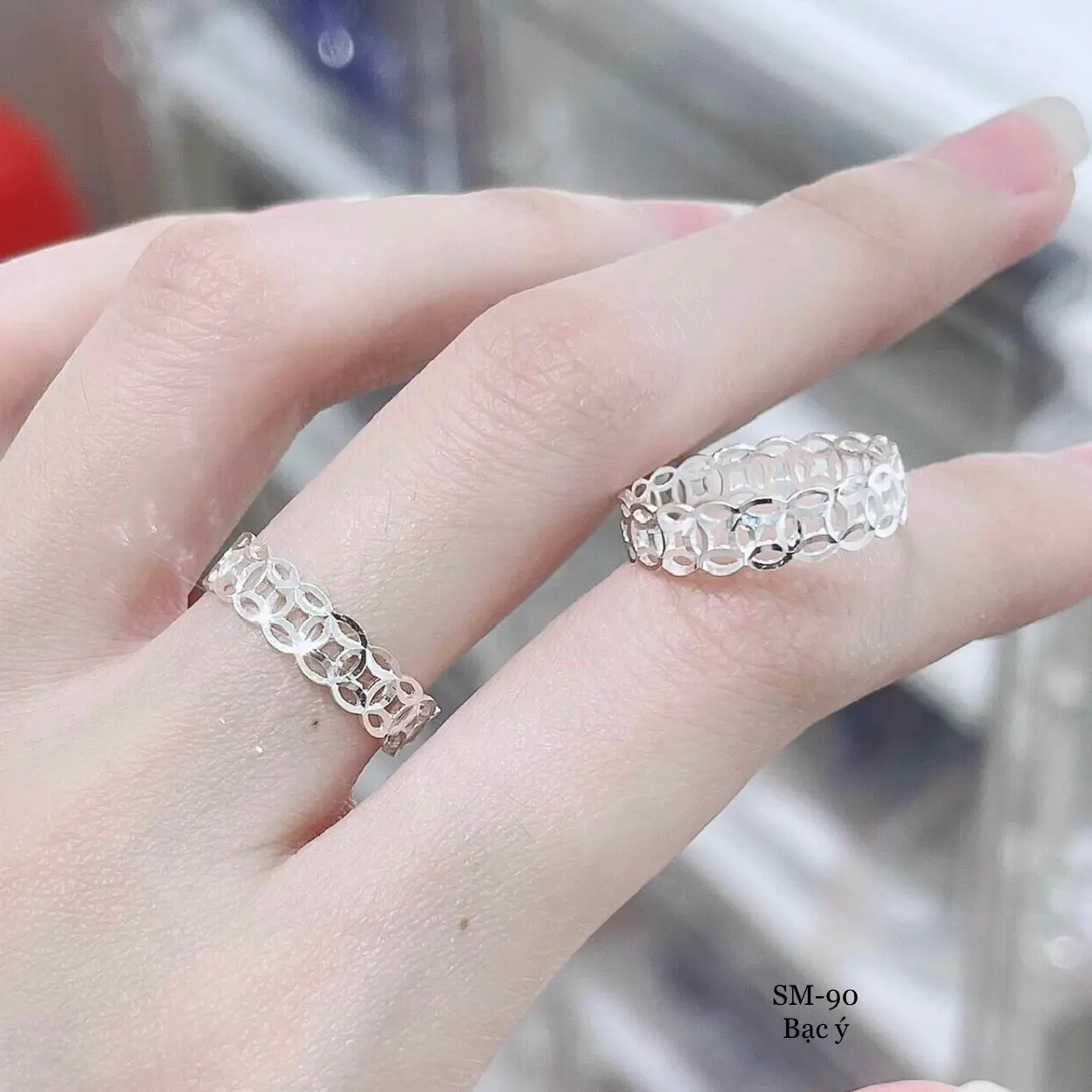 Nhẫn kim tiền bạcy tài lộc