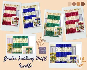 Gorden Hordeng kain  Katun Pintu Jendela Minimalis 12 Ring Motif Axcello Gold Korden Tali gorden smok garden jendela gorden  sultan Curtain