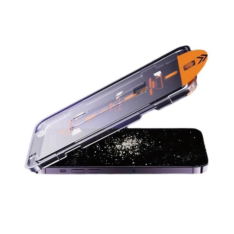 Phim Kính cường lực, Thích Hợp Cho Iphone 16, 15pro Và 14promax, Kho Không Bụi, Miếng Dán Thứ Hai, Phim Điện Thoại Di Động 13 Và 11, Loại Bỏ Bụi, Có Thể Kéo 2