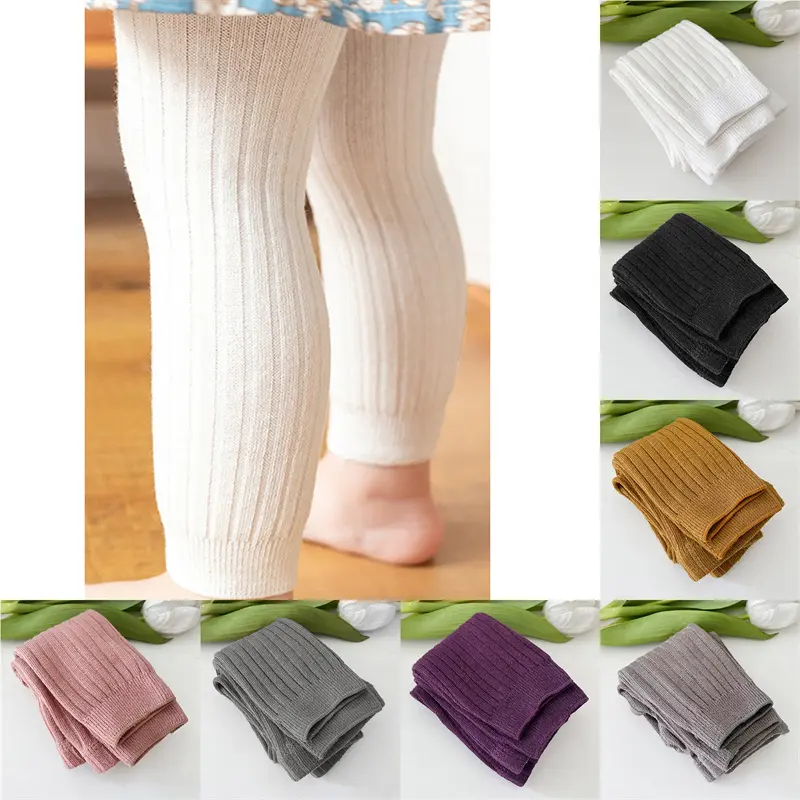 Quần Cotton Cho Trẻ Mới Biết Đi, Quần Legging Ấm Áp Cho Trẻ Em Và Bé Gái, Quần Bó Mềm, Tất Dài Dệt Kim, Quần Cho Trẻ 13 Tuổi 1