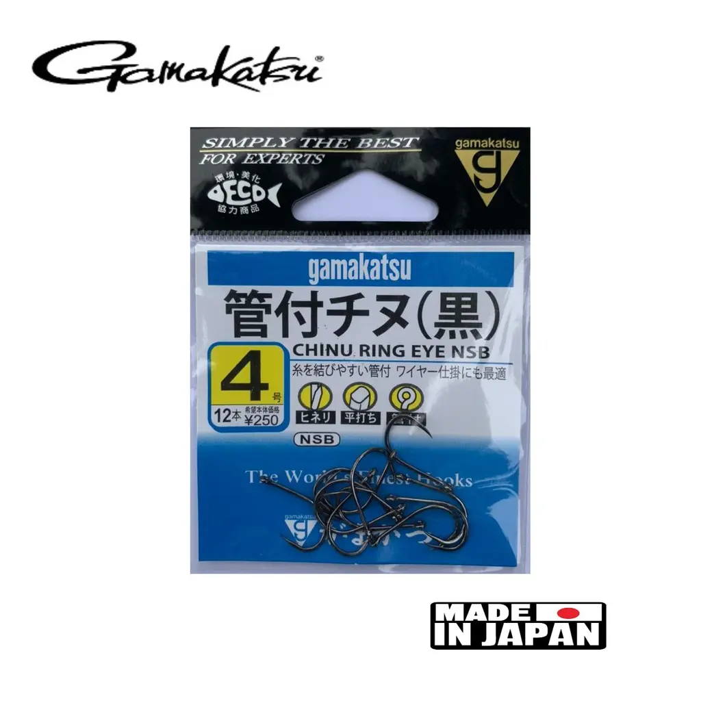 Kail Pancing Hook Gamakatsu Chinu RIng Eye Japan