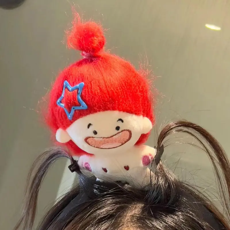 Băng Đô Búp Bê Xấu Xí, Kẹp Tóc Búp Bê Dopamine Sáng Tạo Vui Nhộn Băng Đô Búp Bê Bông Kẹp Tóc Nhồi Bông Vui Nhộn Sáng Tạo 3