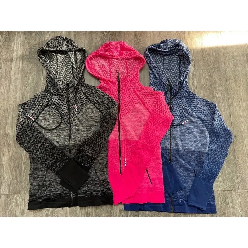 Áo Khoác Nữ Vải Dệt Kim Mền Mát Hàng Quảng Châu Loại 1 Ôm gọn Ôm gọn Top Jacket Đen 3
