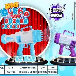 MAINAN ANAK GELEMBUNG BUBBLE GUN BAZOKA PACKACE KANTONG / MAINAN BUBBLE GUN DOLPHIN