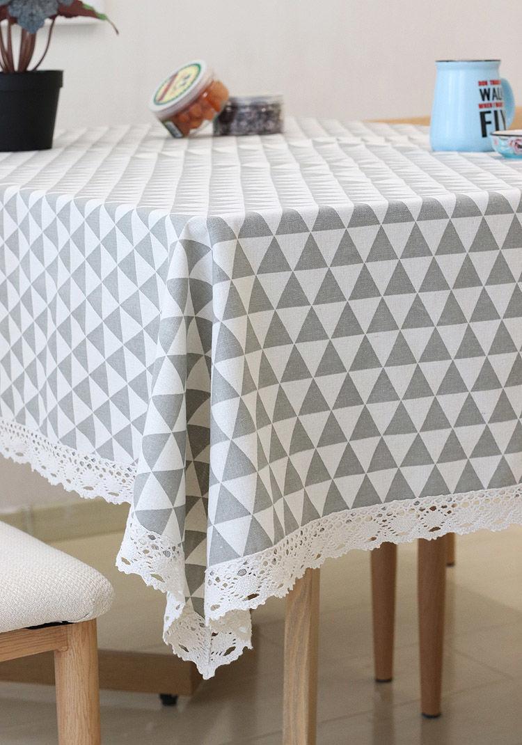 Product Introduction of Khăn trải bàn, Phong cách INS, Chất liệu bông và vải lanh, Thiết kế kẻ sọc tươi mới, Phổ biến trên Internet, Thích hợp cho bàn ký túc xá và bàn cà phê hình chữ nhật, Vải bọc 7
