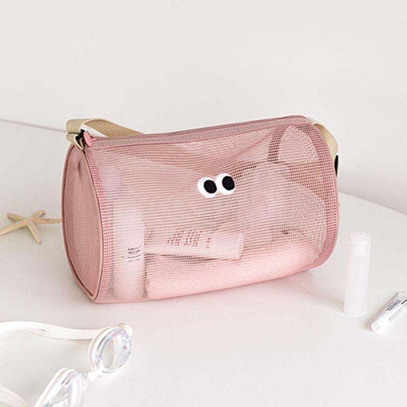 Product Introduction of Túi Buggy Lưới Trong Suốt, Túi Đeo Chéo Vai Và Đeo Chéo, Thích Hợp Để Bơi Lội Và Thể Dục, Túi Tròn, Dung Lượng Cao, Túi Messenger Trong Suốt, Mặt Hàng Giá Trị 5