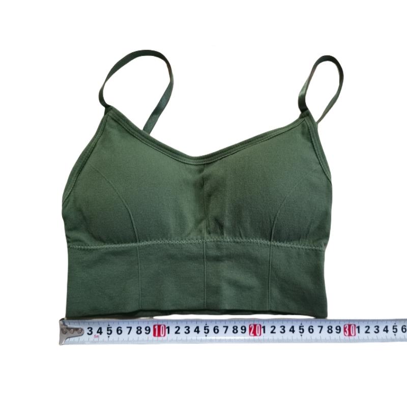 Product Introduction of Womens Sports Bra Seamless Breathable Soft Underwear Adjustable Shoulder Strap Inner Padded Yoga Vest Bralette 0