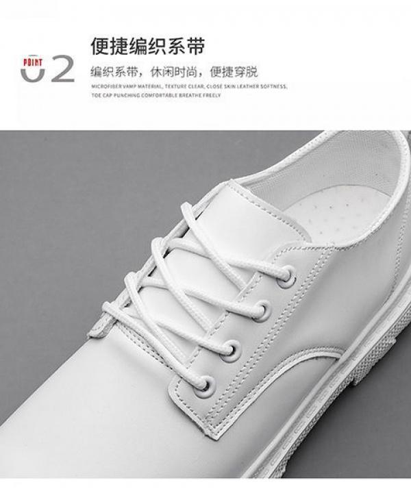 Product Introduction of Giày Nam, Cổ Cao Và Cổ Cao, Màu Trắng, Cỡ Nhỏ 35, Boot Công Nhân, Cỡ 38, Thích Hợp Cho Mùa Thu Và Mùa Đông, Bốt Da Tạo Mẫu Tóc, Bốt Martin, Cho Nam 4