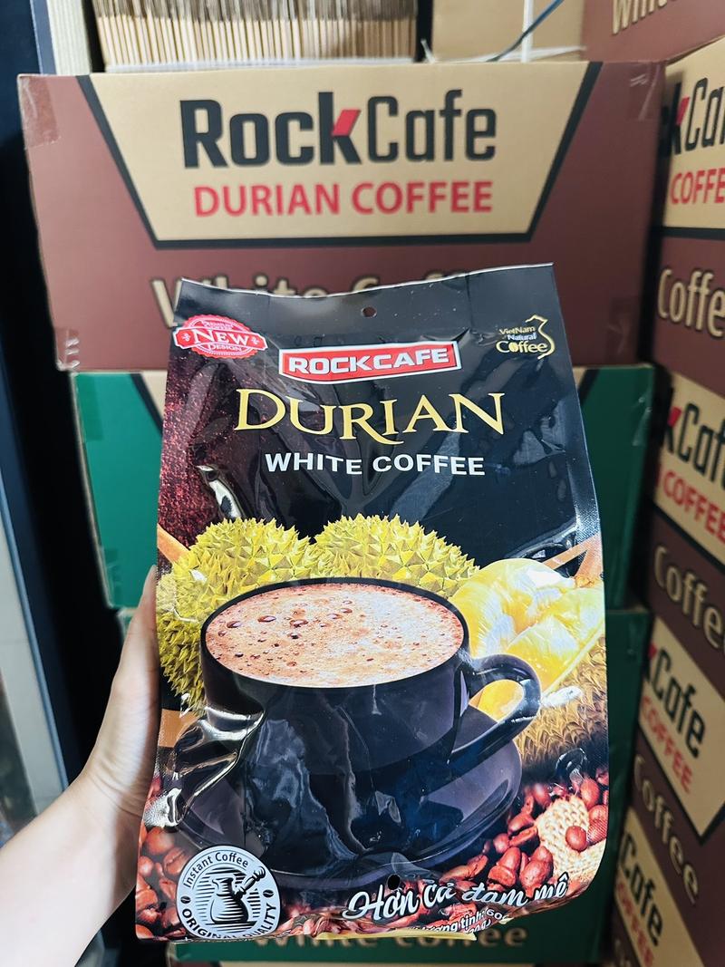 Product Introduction of ( 1 TÚI CÀ PHÊ SẦU RIÊNG) ROCK CAFE 1 túi 30 gói x 20g 1