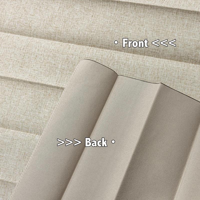Vertical Door Curtain, 1 Count Blackout Door Curtain with Free Hanging Ring, Home Decoration for Living Room Bedroom Hotel 6