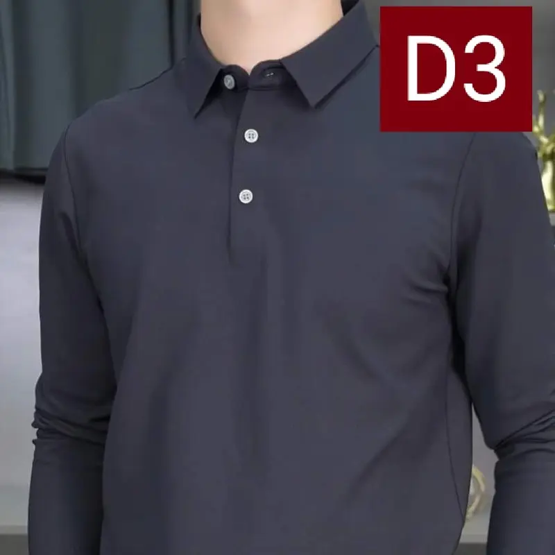 BigSize Áo Polo Dài Tay Nhiều Màu Phom Xuông Chất Thun dày Mềm Mịn Mát Không Xù Lông 5