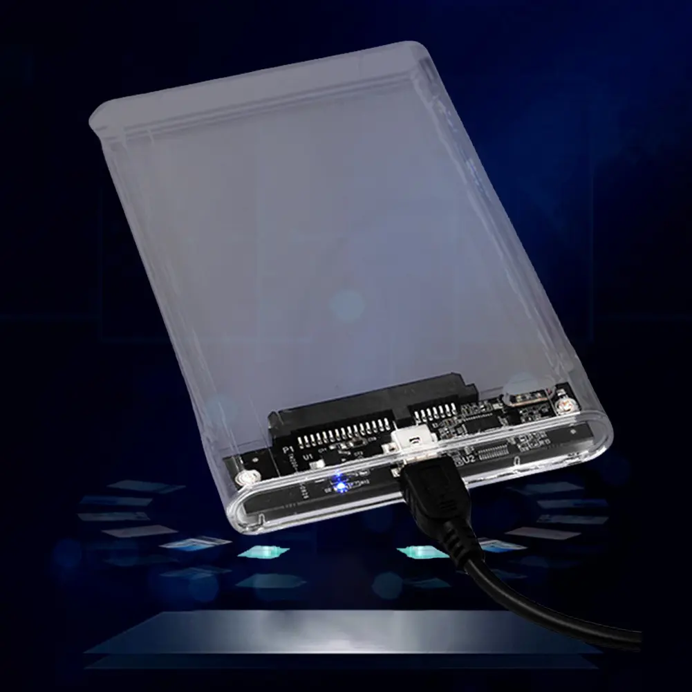กล่องใส่ HDD SSD, 2.5 นิ้ว, SATA แบบพกพา, กล่องไดรฟ์ของรัฐที่เป็นของแข็ง, สำหรับแล็ปท็อปและแท็บเล็ต