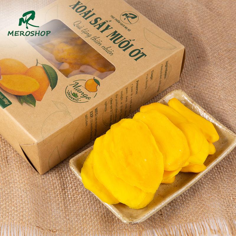 Xoài sấy dẻo Mẹ Rô Có hồ sơ công bố, Xuất hóa đơn công ty đầy đủ
