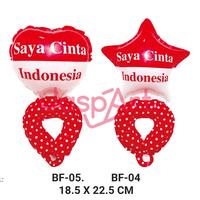 Gambar Balon Tangan HUT RI 17 Agustus / I LOVE INDONESIA Gelang Tangan Foil Hut RI Bintang Love - LOVE MP dari Jaspart Kota Administrasi Jakarta Barat 1 Tokopedia