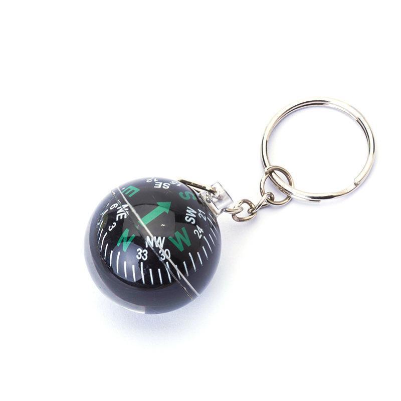 Product Introduction of Size 28mm Type-R Keychain Luggage Accessories Compass Pendant Mountain Climbing Outdoor Climbing Camping Travel Supplies, Car Key Pendant 1