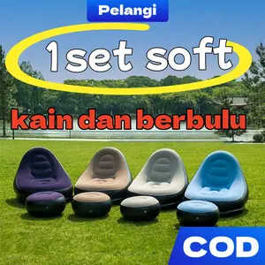SOFA ANGIN Sofa Bed Angin Intime JUMBO Kursi Santai Sofa Inflatable Matras Lazy Bag SINGLE Portable Matras Lazy Bag SINGLE