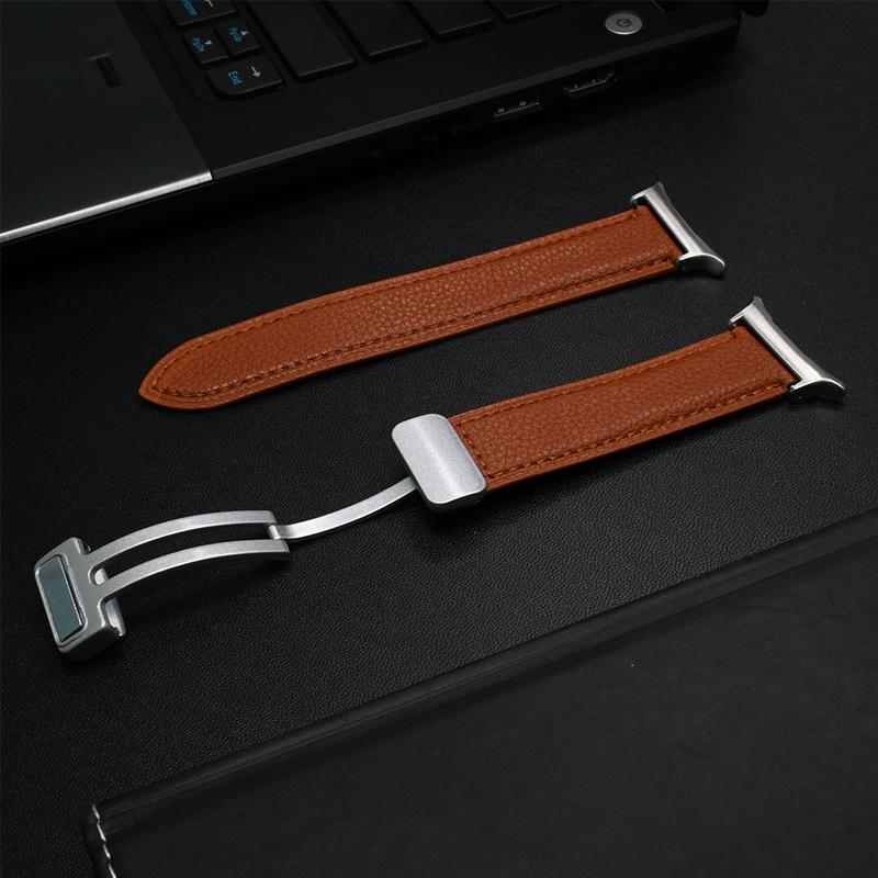 Product Introduction of No Gaps Band For Samsung Galaxy Watch Ultra 47mm Curved End Strap For GALAXY 7 ULTRA 47MM Men Leather Belt Correa Accessories 9