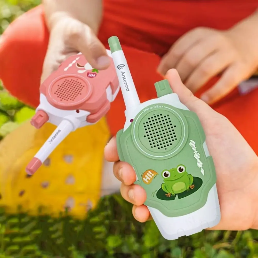 Mini Calling Telephone Radio Interphone Kids Walkie Talkie Toys Early Educational Long-distance Parent-child Intercom Machine No Radiation Portable Mini Handheld Walkie Talkie Birthday Gift