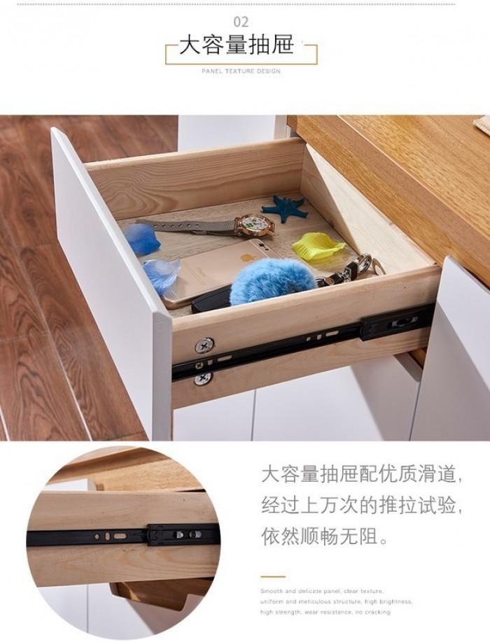 Product Introduction of 【SG Sales】Door shoe cabinet  Nordic solid wood simple modern hall cabinet  partition cabinet  storage cabinet hanger coat cabinet 9