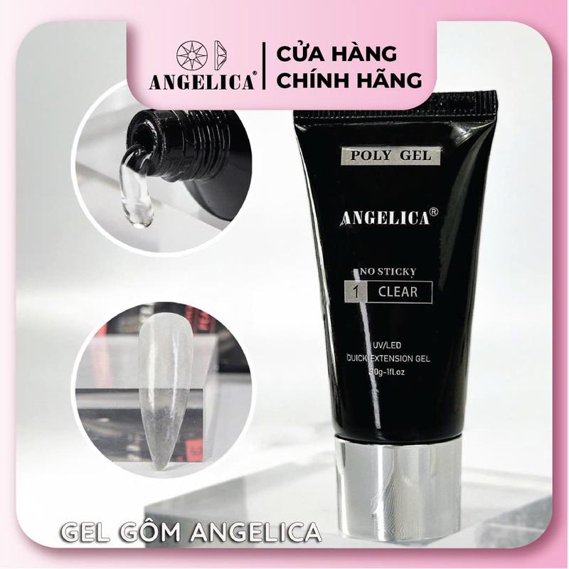 GEL GÔM Đắp Nail, Nối Nail, Nặn Tạo Hình - CHÍNH HÃNG ANGELICA Sơn Gel gelnặn