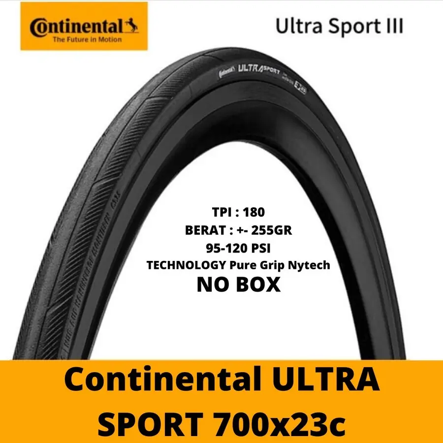 Ban Luar Sepeda Continental Ultra Sport 700 x 23 25 Kevlar Original