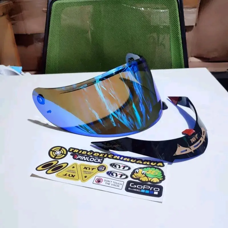 paket visor helm VENDETTA 2 FALCON+ spoiler bonus stiker