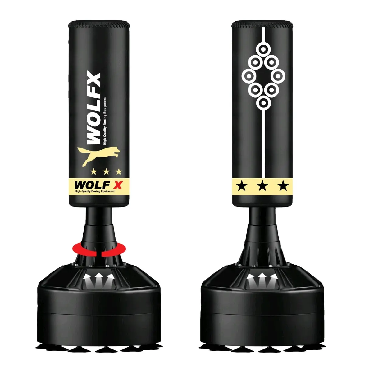 Wolfx Free Standing Boxing and Kicking Punch Bag Stand Heavy Duty Martial Arts MMA Fast Delivery Punch Bag