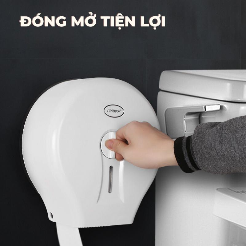 Product Introduction of Hộp đựng giấy vệ sinh nhà tắm, Hộp giấy vệ sinh cuộn lớn, Chất liệu nhựa canvas bền đẹp - CN39 66