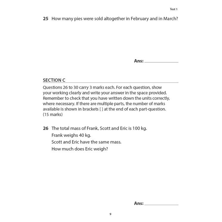 Product Introduction of Original Product Primary 2 Mathematics Practice Papers (Second Edition) / Primary 2 Maths / Lower Primary / Assessment Book 9