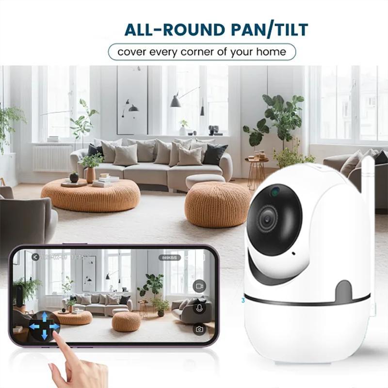 Product Introduction of Wireless Security Camera, Night-Vision Security Camera, Two-way Audio Camera, Mobile APP Control Camera, Perfect for Home Security & Surveillance 3