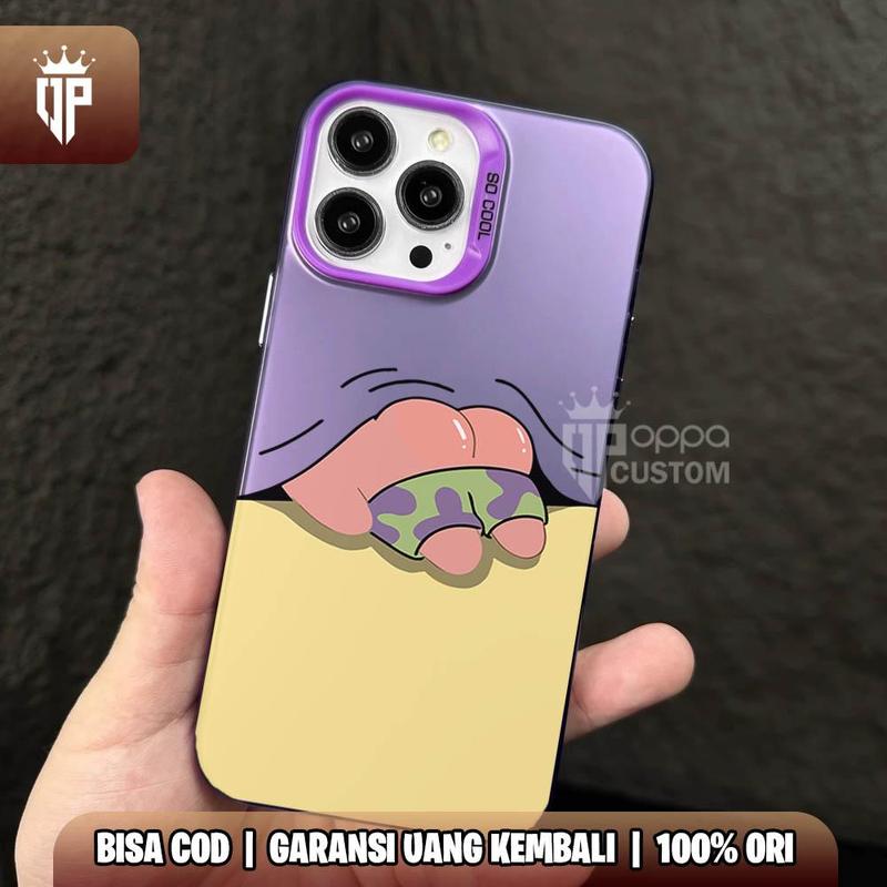 Product Introduction of Pelindung HP Premium Laser Matte Hard Casing HP CASE ANIME KARTUN SPONGE BB FOR ALL TYPE - SPONGE OPPA CUSTOM 23