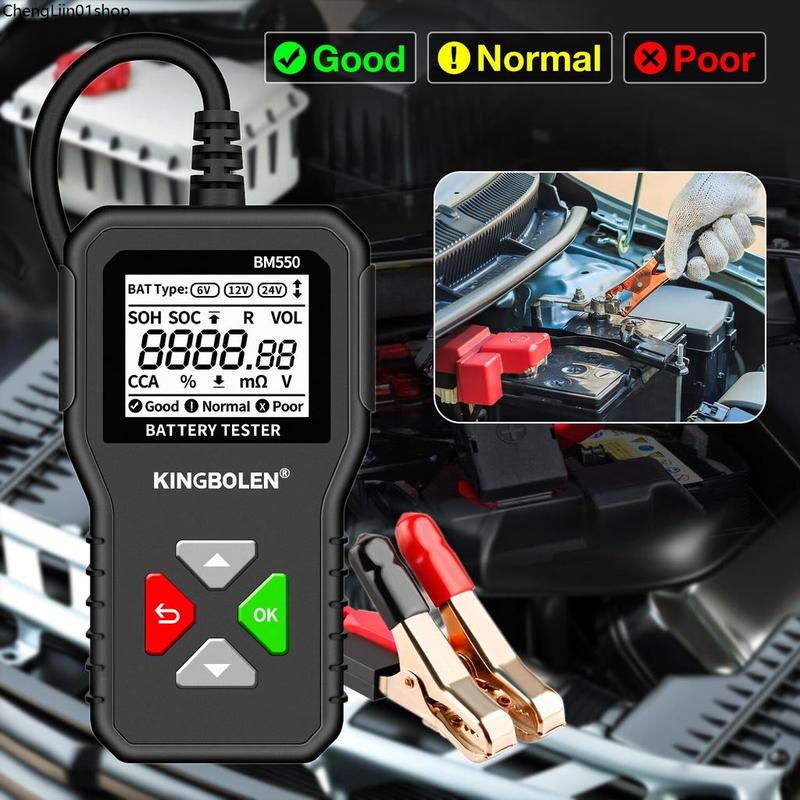 Product Introduction of ขายดีประจำเดือนนี้ BM550 เครื่องทดสอบแรงดันไฟฟ้า 2000CCA 6V 12V 24V เครื่องทดสอบแบตเตอรี่รถยนต์เครื่องวิเคราะห์แบตเตอรี่อัตโนมัติสำหรับรถบร 7