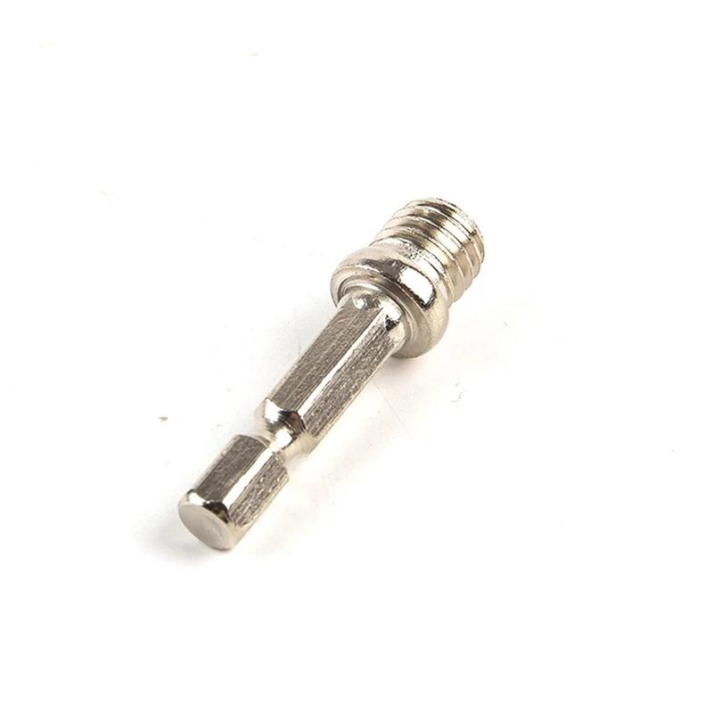 1PC 1/4 Hexagon Connecting Rod Adapter Drill Chuck M10 Polishing Disc Connection 1