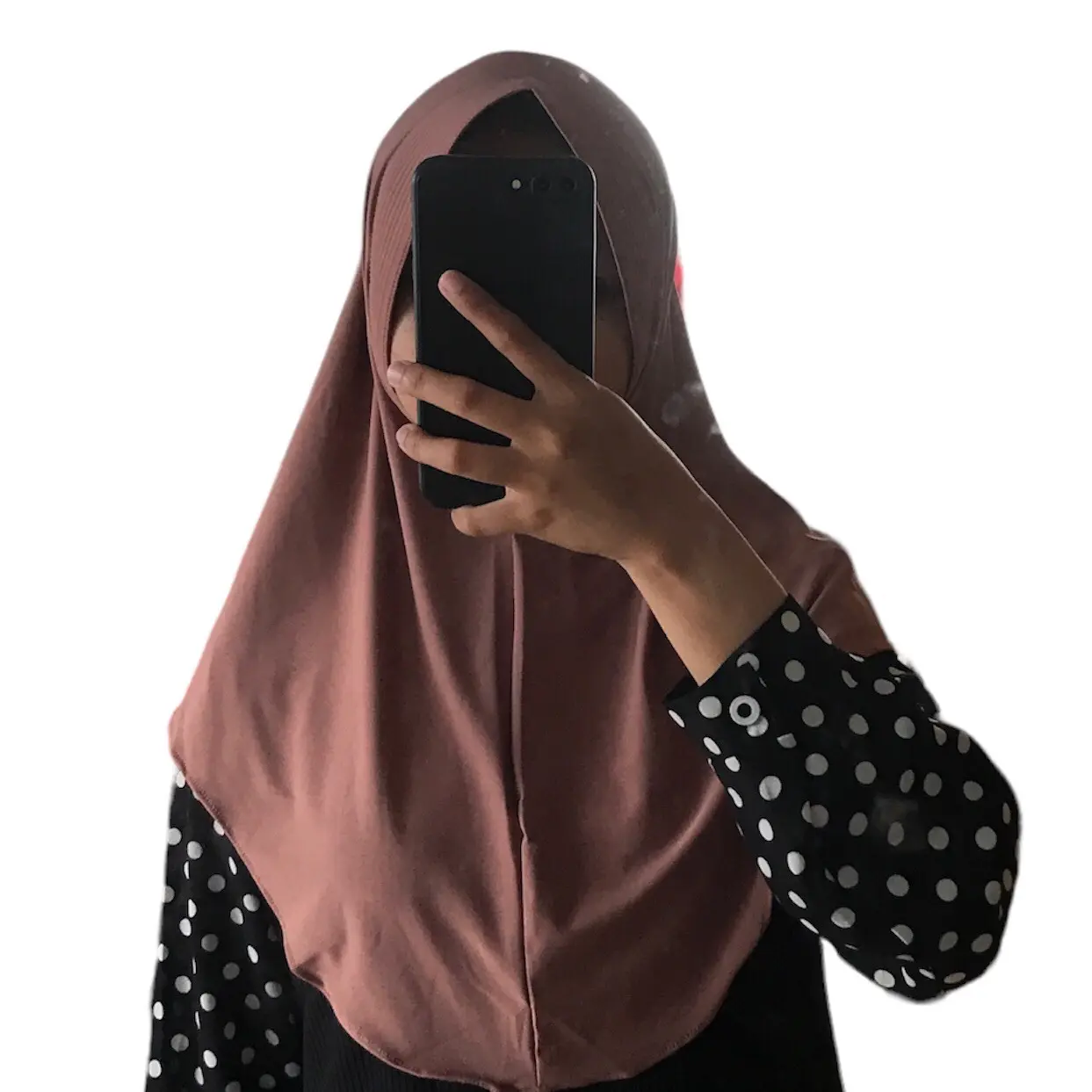 Bergo hamidah size L (menutup dada) Hijab Instan Muslim Kerudung