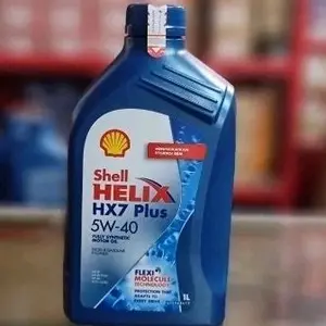 Oli Shell Helix HX7 PLUS SAE 5W-40 5W40 Botol BARCODE SCAN 1 Liter 1L SN PLUS Bensin Diesel termurah