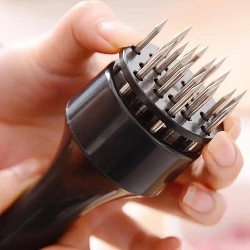 Product Introduction of Stainless Steel Meat Tenderizer, Manual Meat Hammer with Handle, Kitchen Meat & Poultry Utensils for Home Dining Room Barbecue 4