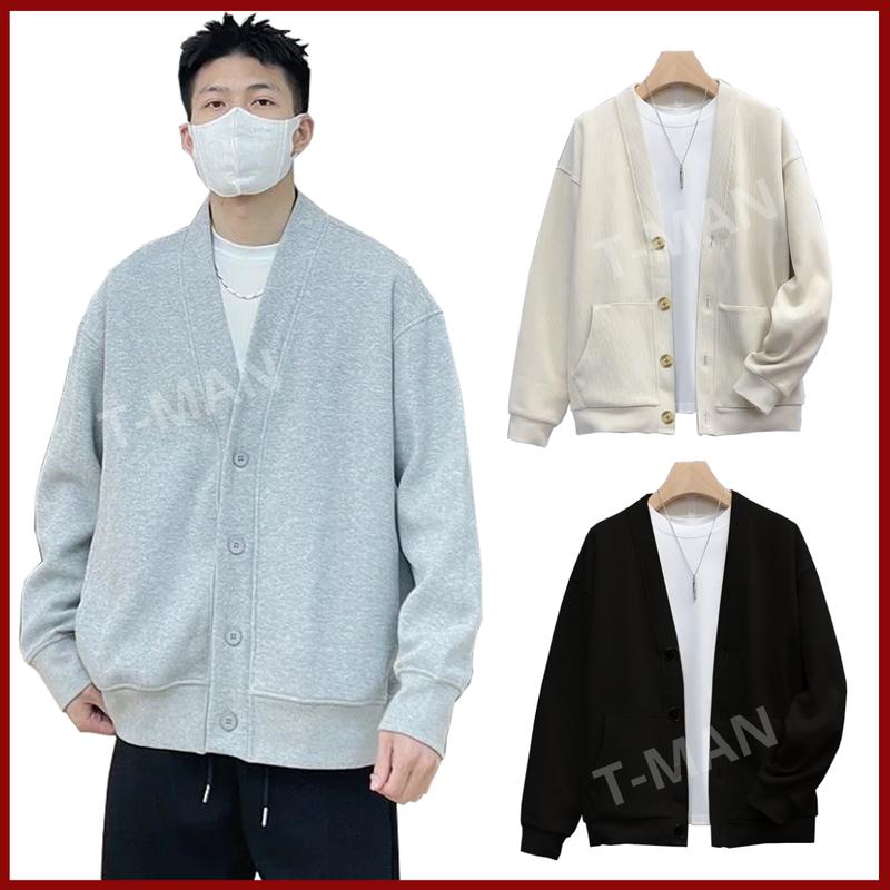 Áo khoác Cadigan Unisex nam nữ chất nỉ tăm dày dặn,khoác ngoài mùa đông thanh lịch,ấm áp Menswear
