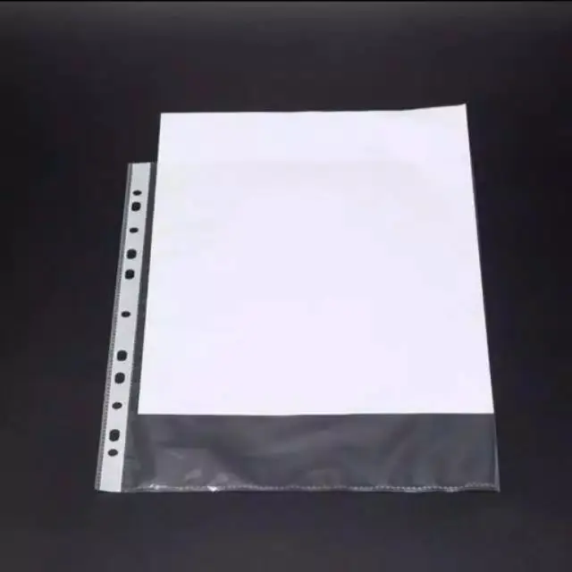 SHEET PROTECTOR A4 & F4 / PLASTIK PELINDUNG FILE / PP POCKET A4 & F4 ISI 10 LEMBAR TEBAL 5