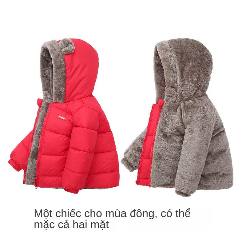 Product Introduction of Áo Khoác Đệm Bông Cho Em Bé YL, Lót Lông Cừu, Dày Dặn, Mùa Đông, Hàng Mới Về, Dành Cho Trẻ Em, Hai Mặt, Áo Khoác Đệm Bông, Thích Hợp Cho Bé Trai Và Bé Gái, Áo Khoác Trẻ Em 1