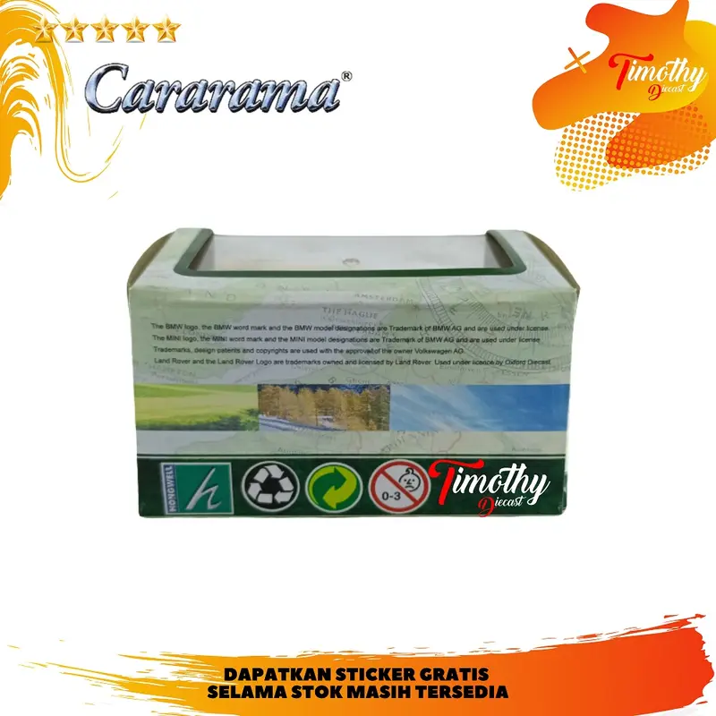 Diecast Cararama Land Rover Series III 109 Cream Lama Skala 72 Akrilik 3