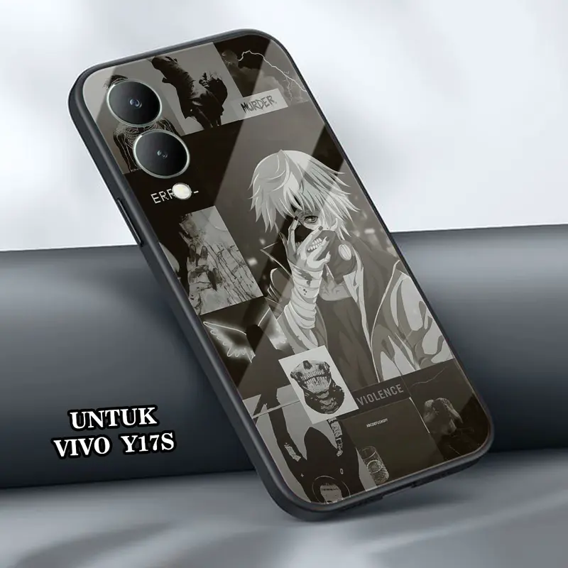 Case VIVO Y17S - Casing Hp VIVO Y17S - Motif ( AESTHETIC ) - Silikon Hp  VIVO Y17S - Softcase Glass Kaca - Case 2D Glossy - Kesing Hp - Hardcase Glossy - Case Terbaru - Cassing - Cod 5